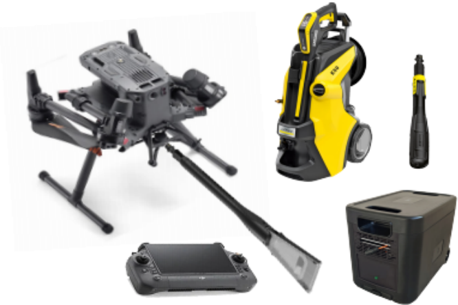 高空清洗无人机